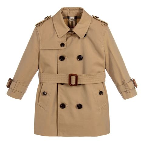 burberry childrens trench|burberry puffer jacket baby.